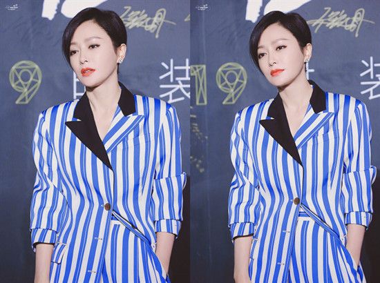 新发型超级a!短发女演员秦岚适合谁?