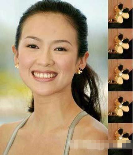 选择合适的耳环,打造美丽动人的瓜子脸。