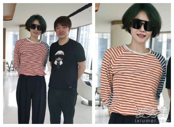 王菲的绿色头发是什么?王菲同样的绿色头发是什么颜色的