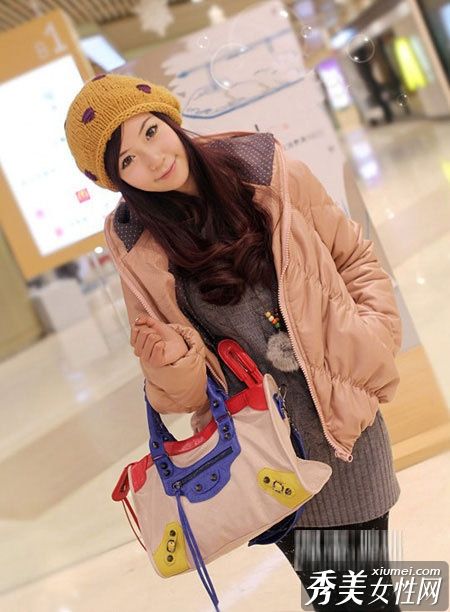 时尚长毛衣20+女式心形约会装