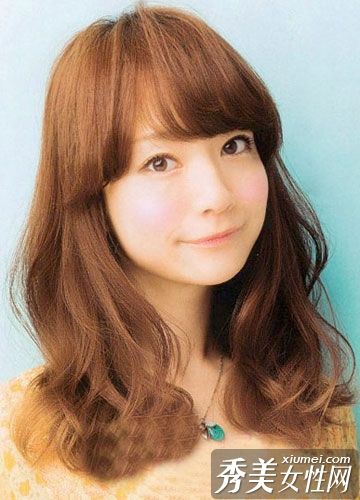 10個日本瘦臉發型圓臉MM很合適
