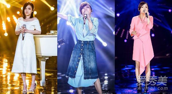 徐佳莹“歌手4”的造型教你如何在各种场合换衣服。