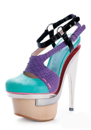 范思哲新产品推出梦幻糖果高跟鞋