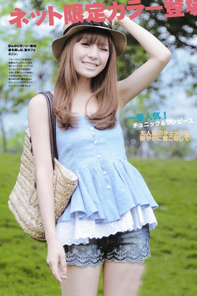 日本杂志潮流，漂亮的衣服，符合公主气质