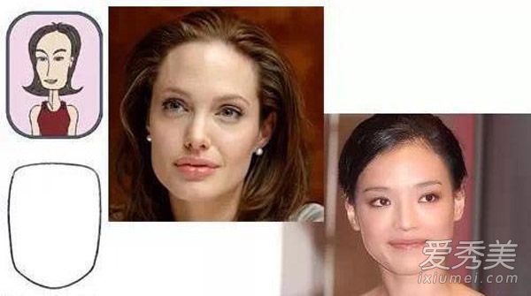圆脸和方脸展示了7种适合普通脸型的发型