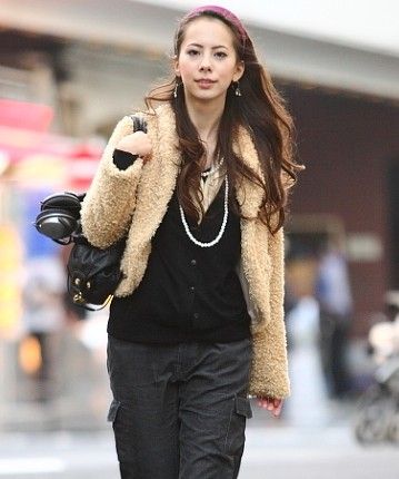 街头照片中日本MM流行的发型亮点