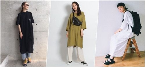 日本简约派人最喜欢的长t恤通过混合搭配展现出其独特的秋季个性