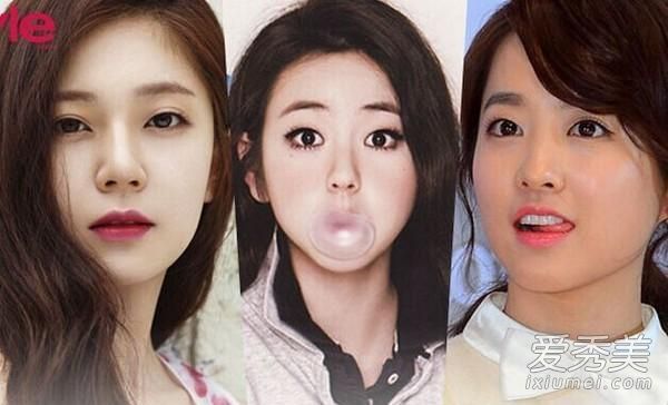 偷取韩国女演员单眼皮和大眼睛化妆课程