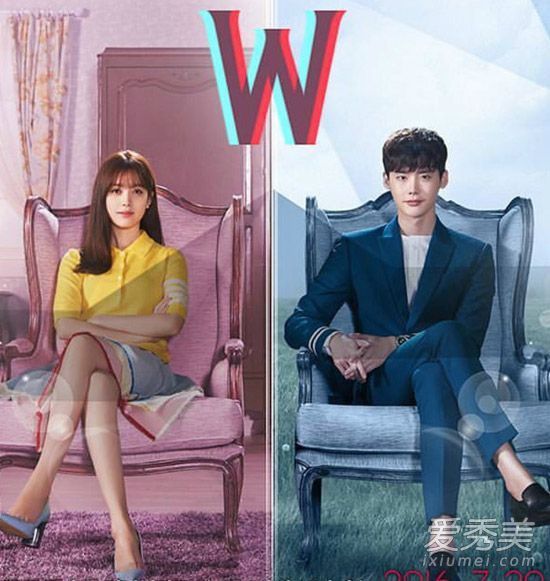 《W》首映收視率很高。韓孝珠也是引領韓國發型的女性。