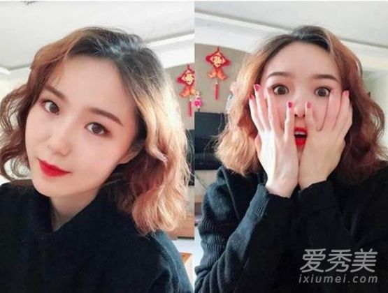 2019年流行的短头发集中营确实有短头发,需要卷起来看起来更好!