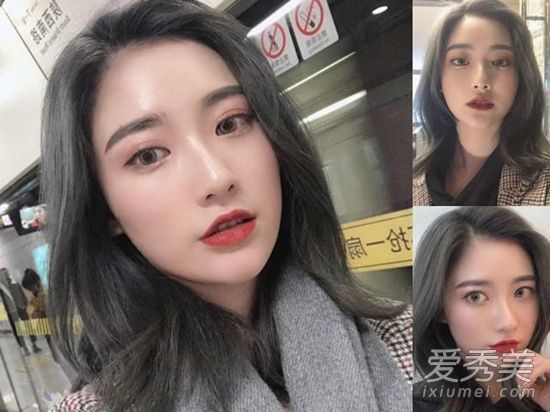 漂亮的小姐妹都喜欢它!白色和高级烟雾蓝灰色头发颜色