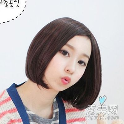 适合脸型大、脸型薄、化妆熟练的女孩的发型