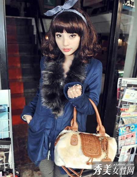 都市达人喜爱的时尚皮草包