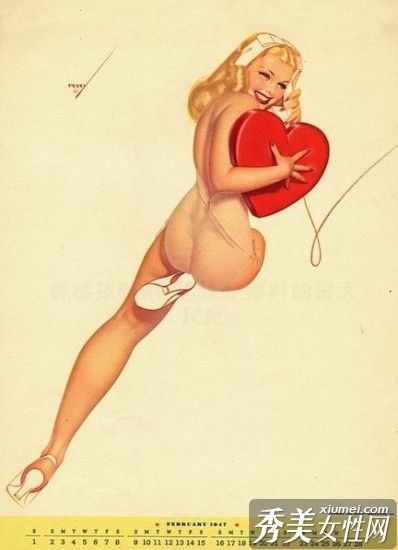 20世纪50年代透明服装黑色丝袜的性感与时尚