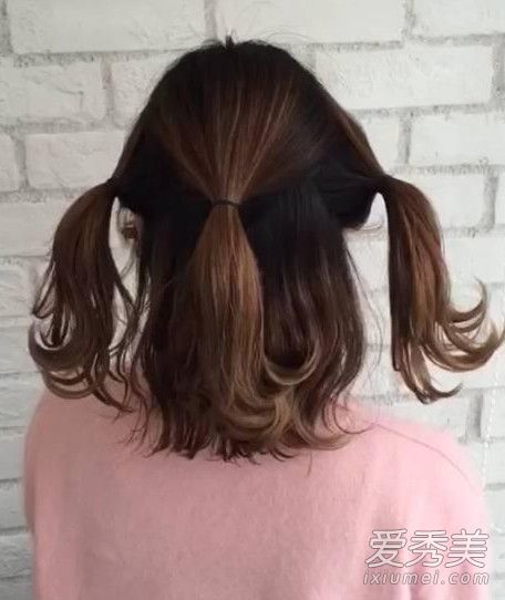 短发女孩必须学会编头发的技巧,并且真正爱上一支箭!