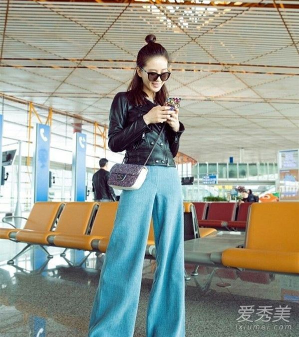 秋天，强风又变得邪恶了？半绑半留的发型仍然是最流行的。