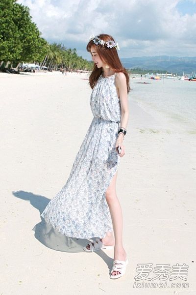 雪纺连衣裙夏季必备连衣裙多女神