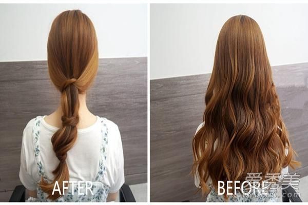 情人节定制发型3打结马尾辫子可以提高你的面部价值30%