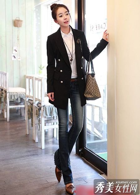 韩国女孩最性感的完美春装