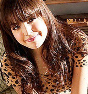 春夏时尚动感齐刘海儿童花头