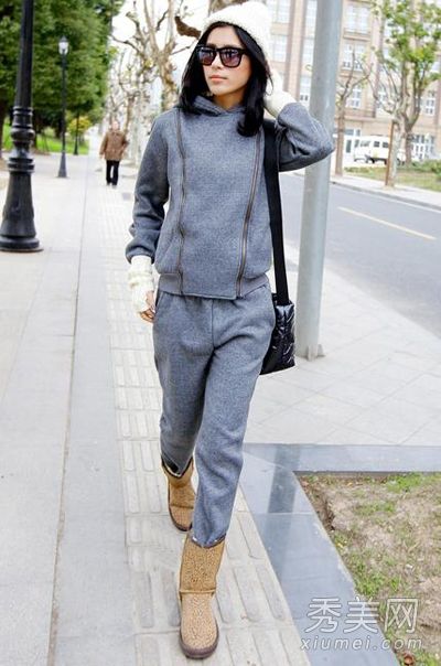 着装技巧最适合搭配雪鞋的裤子。