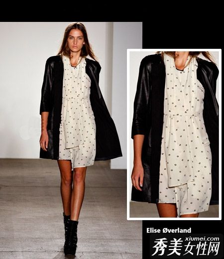 时尚的长外套，完美的小姐造型