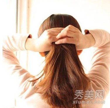 简单的韩式发型打造出OL优雅的发型