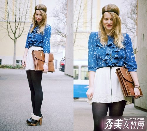 浪漫多彩的印花服装塑造春天的美好形象