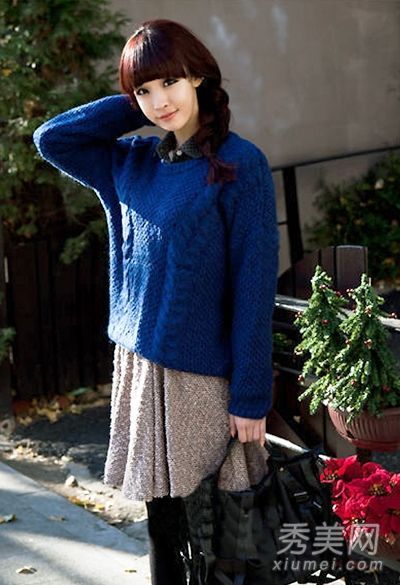 在冬天，在街上简单随意地看一眼是最舒服的。