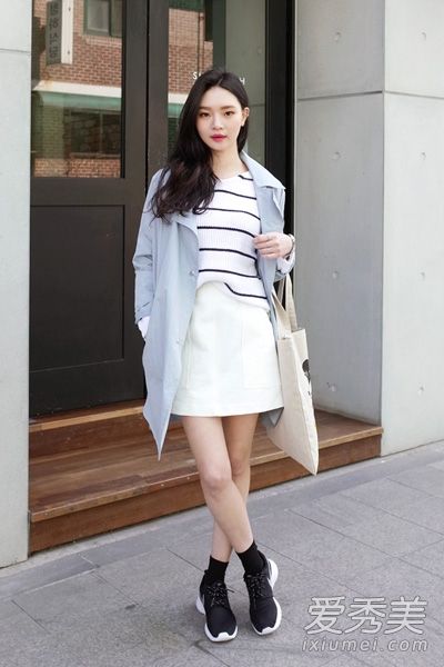 风衣时尚,春季穿着迷人的风格