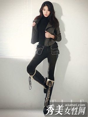 超修身潮裤打造修长美腿