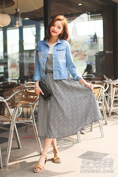 牛仔外套配图片8种漂亮的搭配你选择