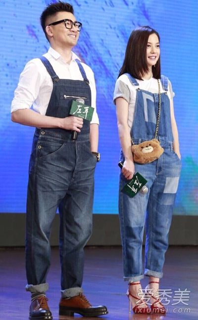 吊带牛仔裤的活力能降低年龄;赵薇扮演少年