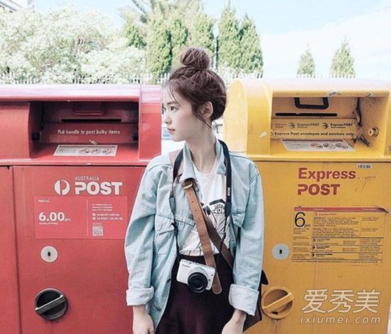 韩国花朵玉米头打结方法图最适合小鲜美女!