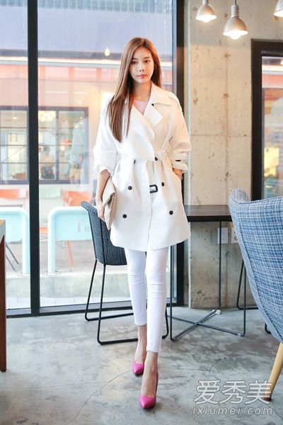 韩版风衣外套，搭配优雅风格，度过春天。