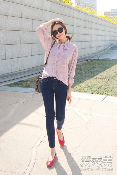 衬衫+裤子简约利落春季实用搭配