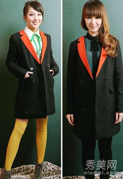 外套毛衣复古英伦范超新年闪亮