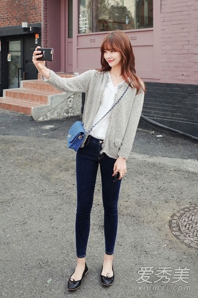 针织开衫实用搭配清新款式美哭了