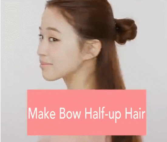 半丸红头烂街?试试可爱的蝴蝶结球头打结法。