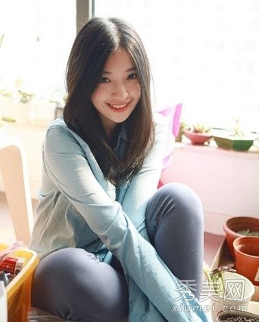 分享适合圆脸女孩的发型,修剪她们的瘦脸,让她们变小。