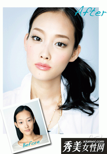 2实用妆容的女性也有惊人的时间