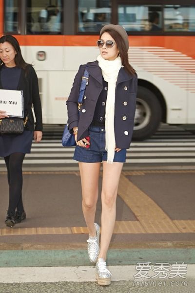 像章子怡一样展示美腿的春装短裤