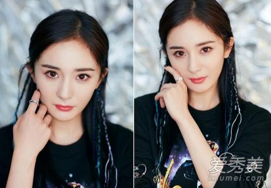 明星的长发绺现在很流行。你真的想试试杨幂和赵的风格吗？