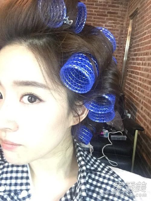 刘亦菲卷发变成宪章仙女3普通卷发DIY步骤图