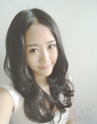 圆脸化妆类瘦脸发型气质分体发型