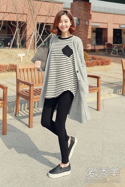 针织开衫搭配图片，小巧清新