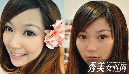 11日,我拜访了我的亲家和网友,并给他们化了暖妆。