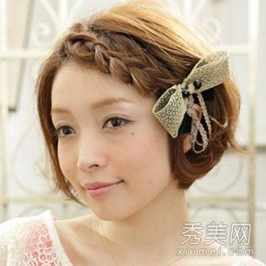 短发也可以化妆。简单的短发是可以化妆的