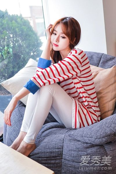 春季做条纹夹克百搭实用