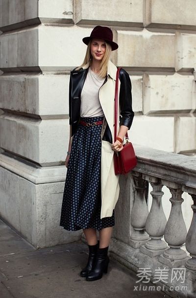 风衣搭配漂亮裙子8种流行服装显高大